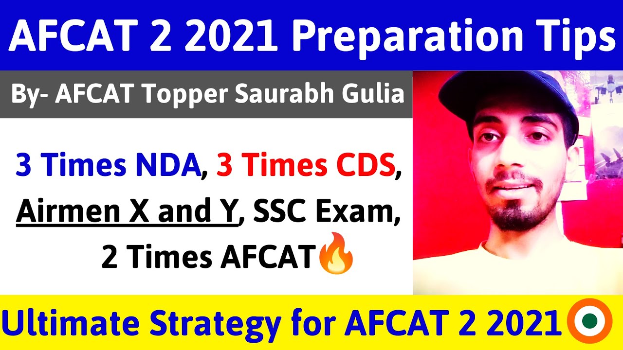 AFCAT 2 2021 Preparation Tips | Interview | AFCAT Topper Saurabh Gulia 🔥🔥