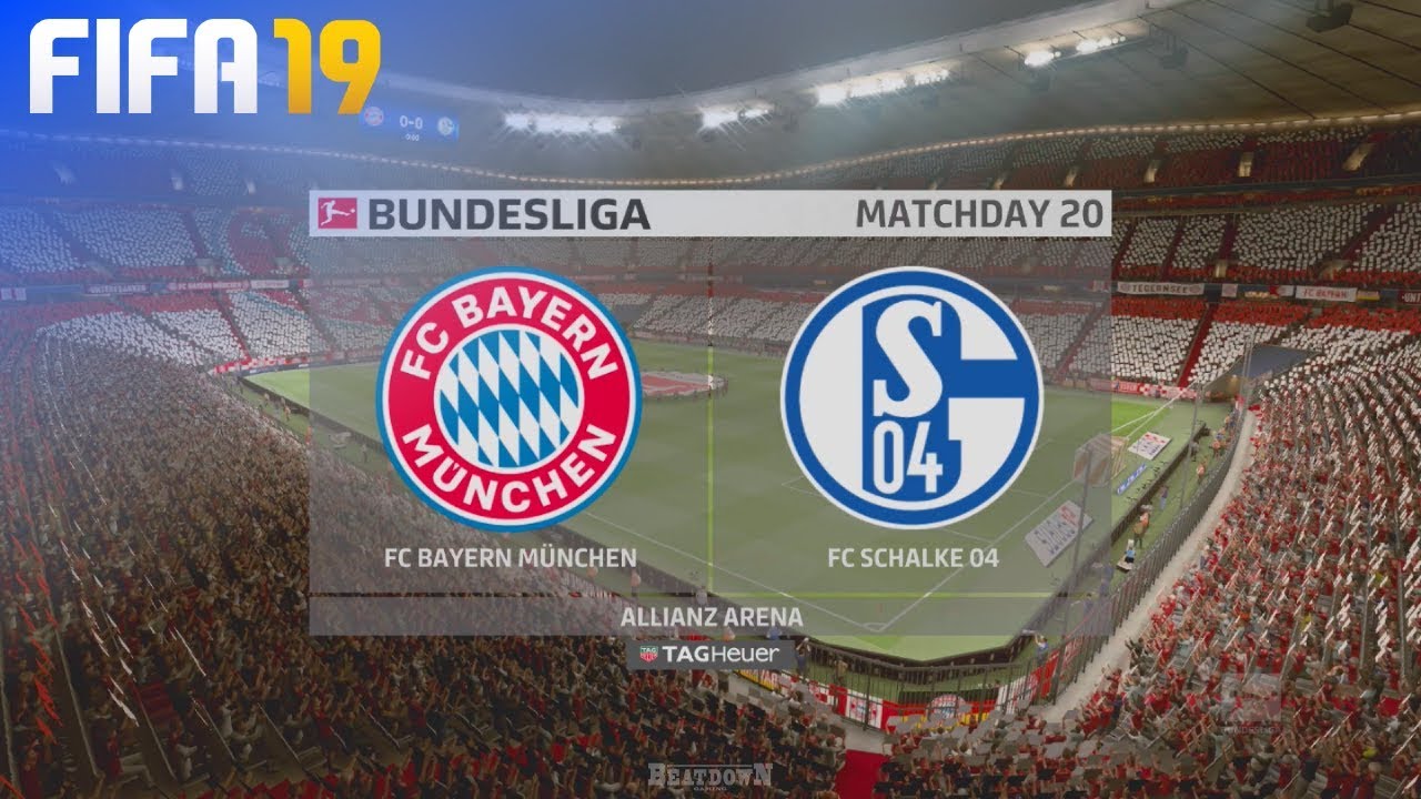 FIFA 19 - FC Bayern München vs. FC Schalke 04 @ Allianz Arena