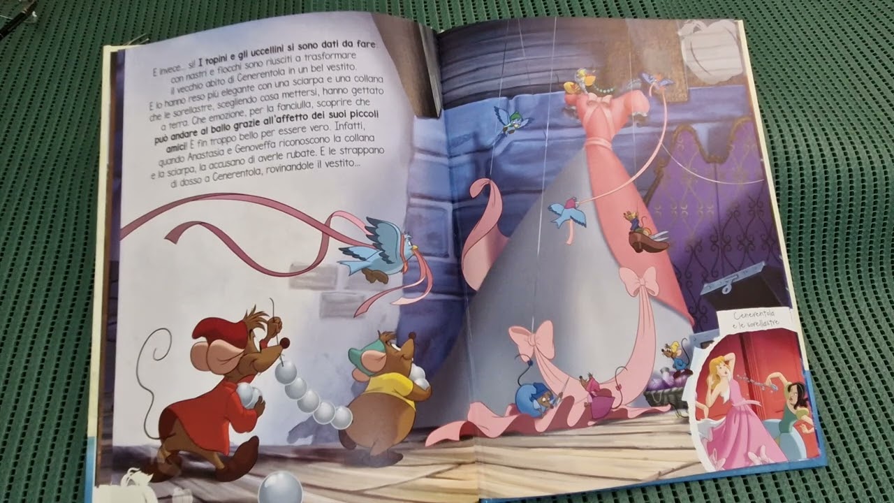 GIOCA CON CHECCO-CENERENTOLA-Disney-Magiche storie sonore bellissima favola guardo, leggo, ascolto