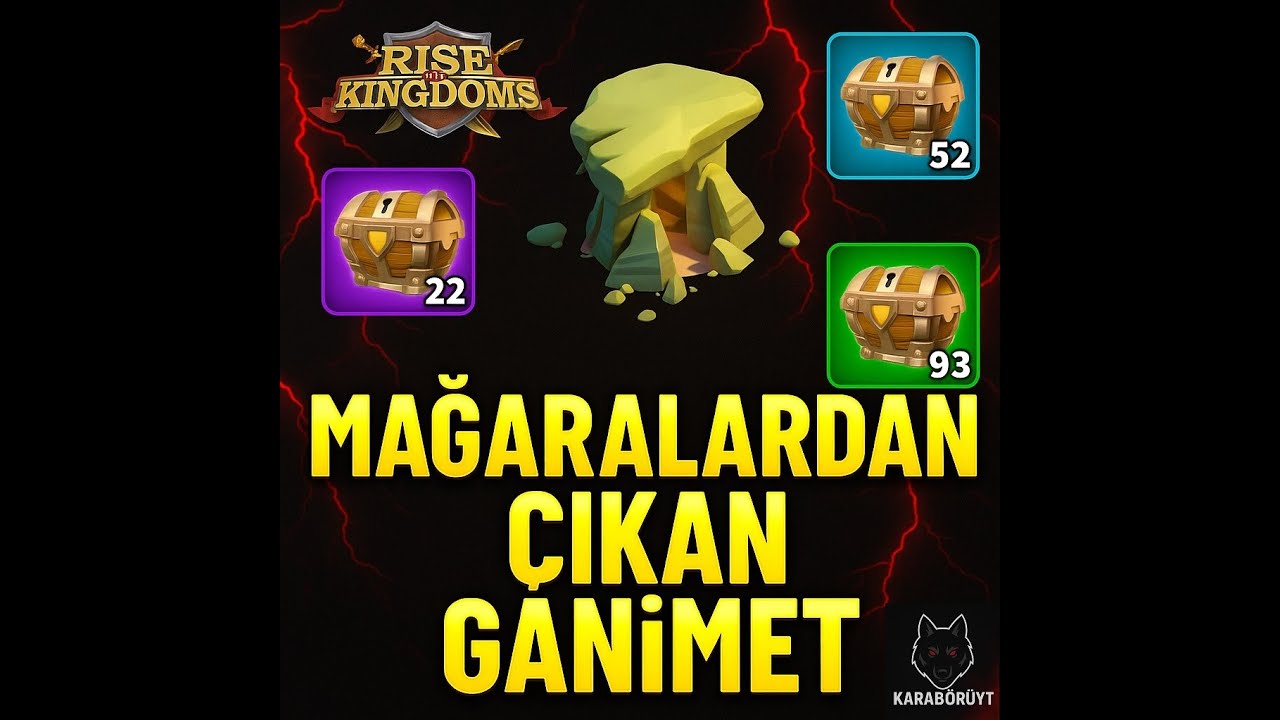 MAĞARALARDAN ÇIKAN GANİMETLER! | Rise of Kingdoms