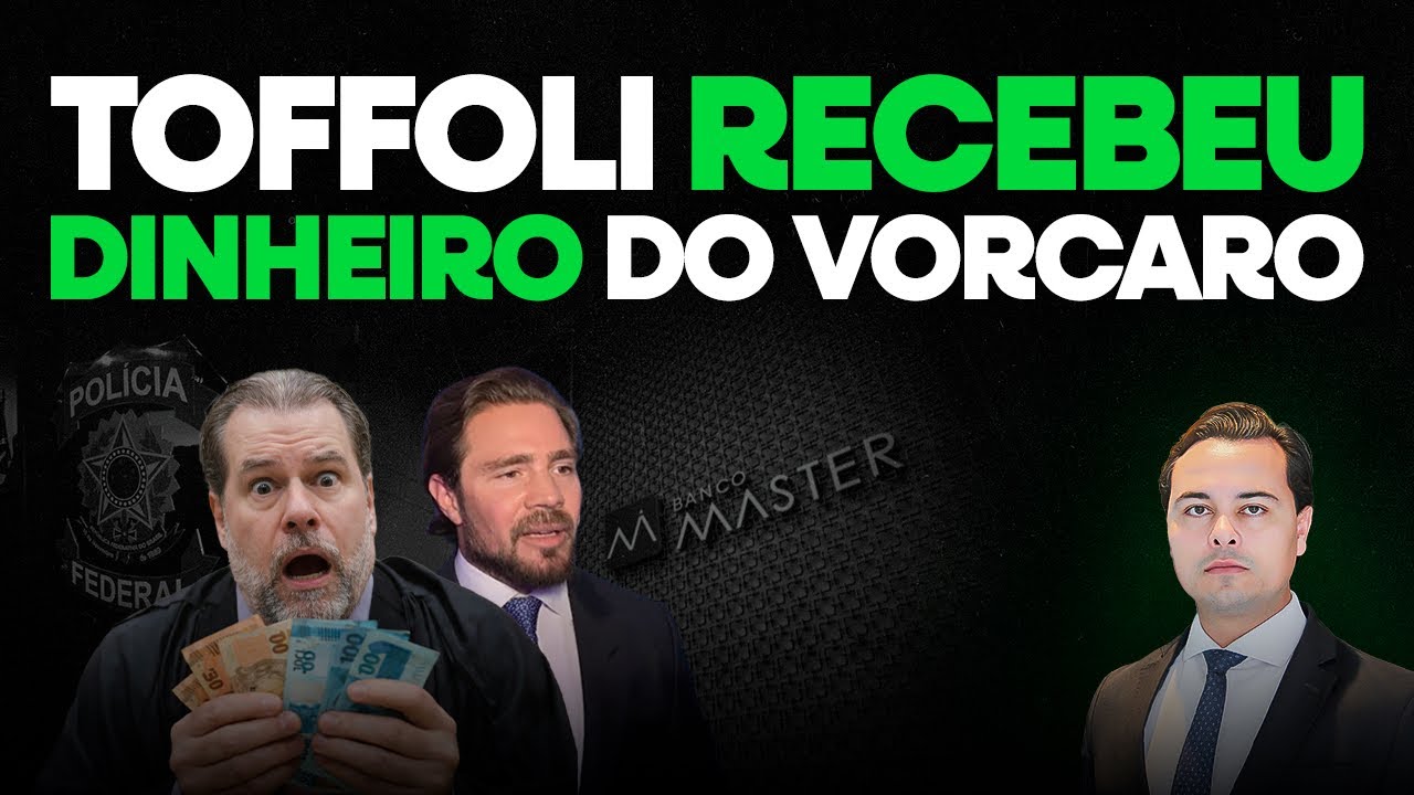🚨 Toffoli confessou sociedade e que recebeu dinheiro do Vorcaro!