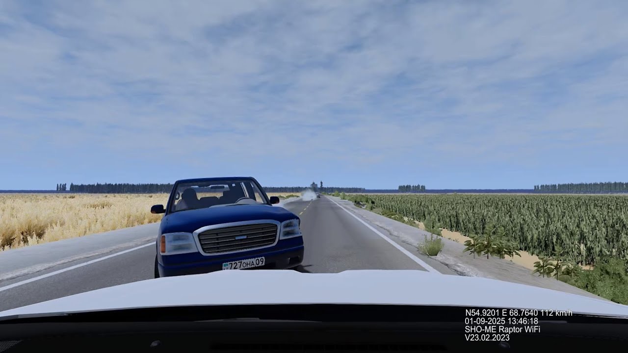 Dash cam car crashes in BeamNG Drive #68/Аварии на видеорегистратор в BeamNG Drive #68