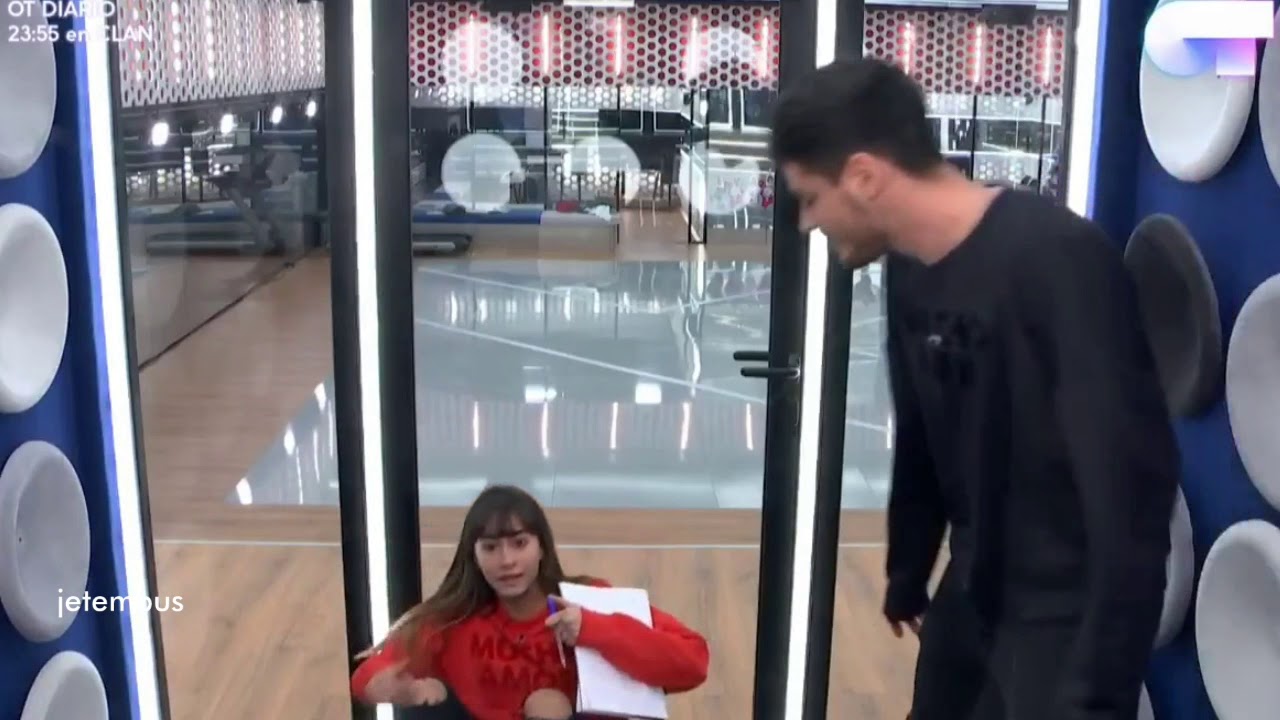 Cepeda y Aitana en el box OT2017