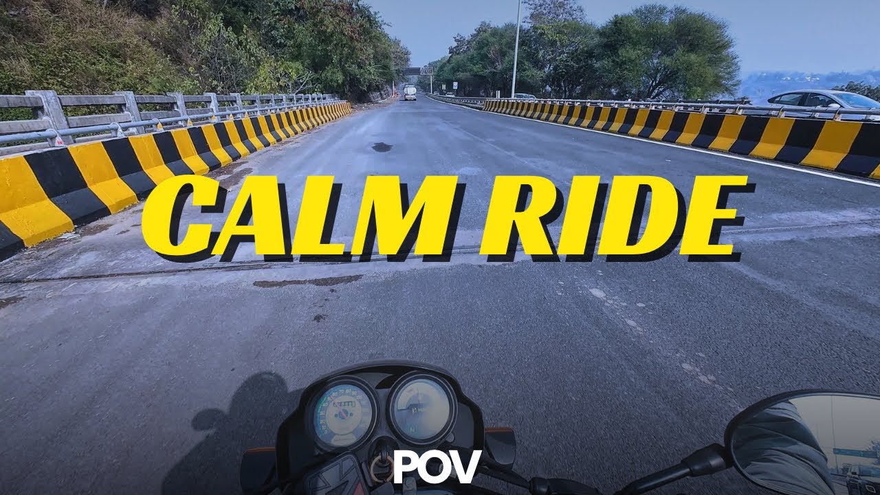 Calm City Highway 🛣️ Ride | No Music | POV Engine Sound