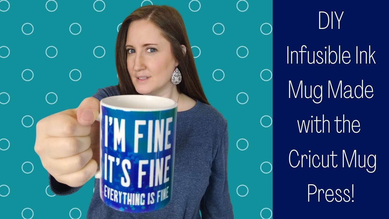Using the Cricut Mug Press to make a DIY Infusible Ink Mug!