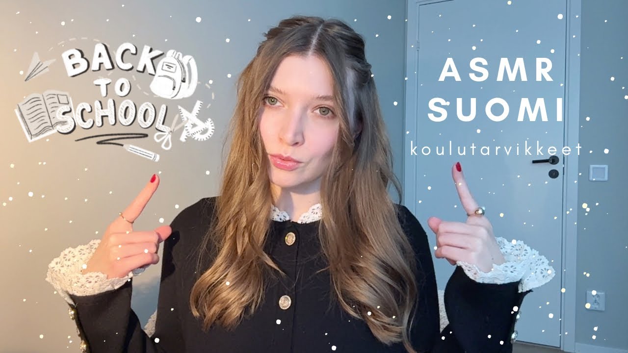 ASMR suomi | Koulutarvikkeet esittely - Back to School 🌸
