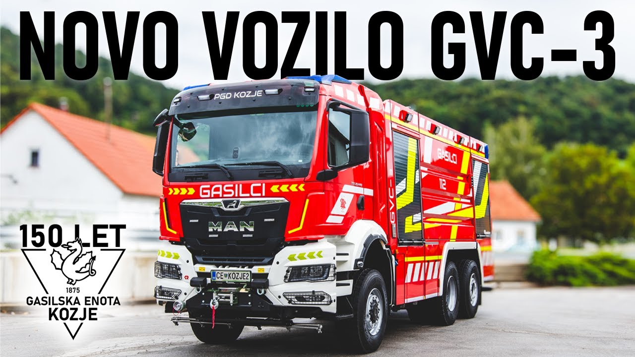 Prihod nove gasilske cisterne GVC-3 | PGD Kozje
