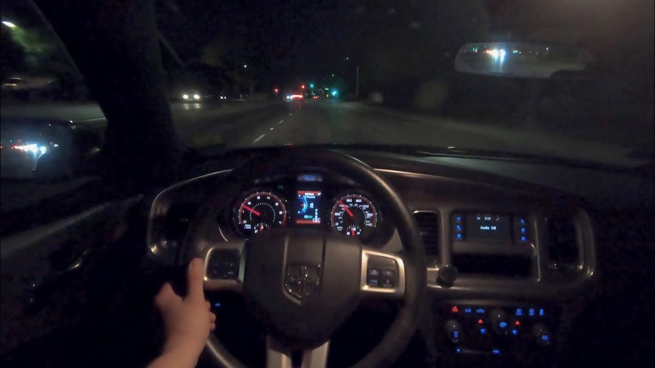 How Good is a 2013 Dodge Charger SXT ASMR Relaxing POV Night Drive