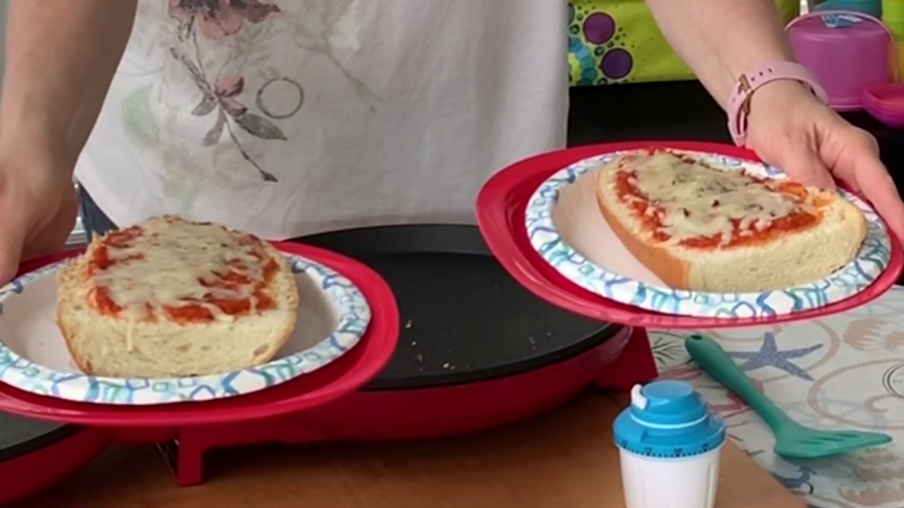 🍕Dash Double Up Griddle and Skillet | French Bread Pizzas 🍕