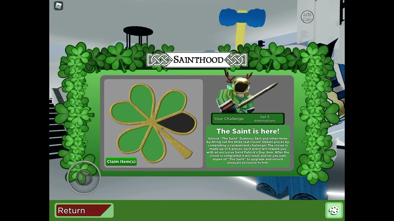Roblox arsenal: Claiming the saint skin 2022