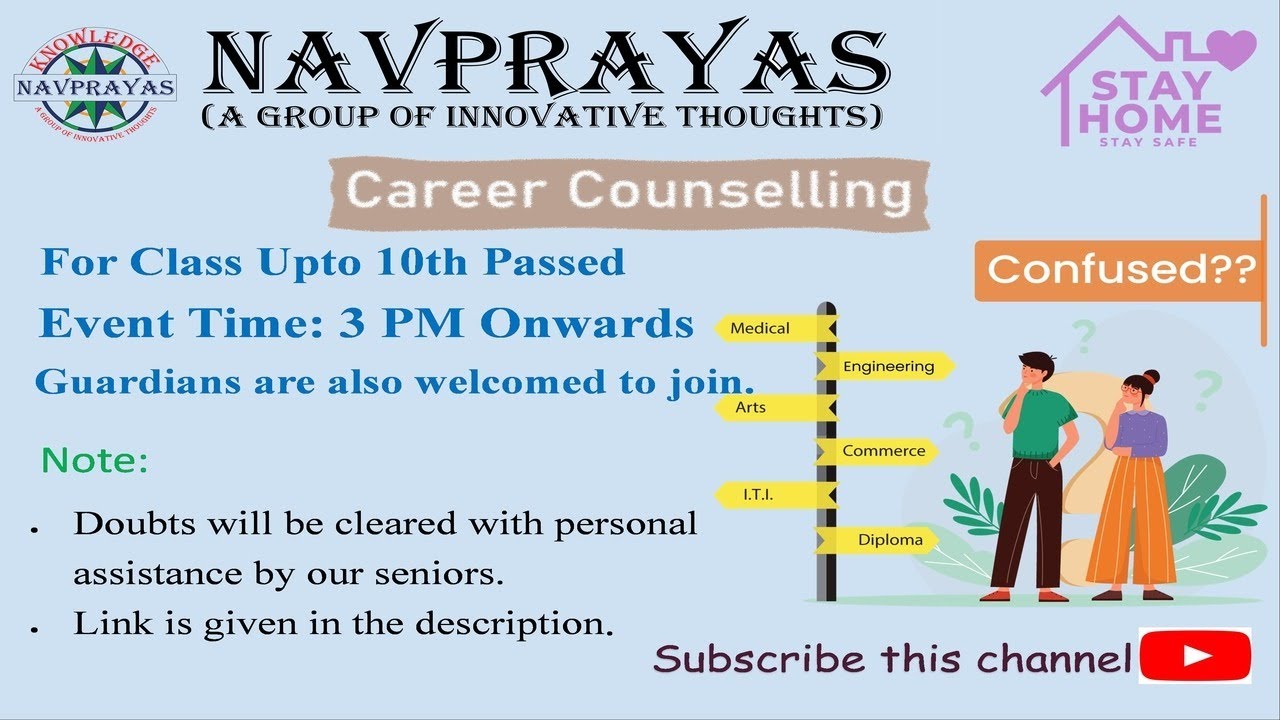 Career Counselling For Class upto 10th passed (2020-21)