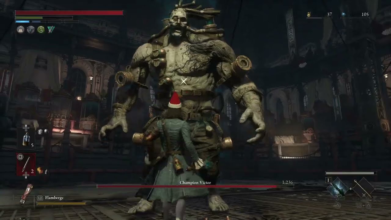 Lies of P - Champion Victor, no dmg using throwables  (PS4)