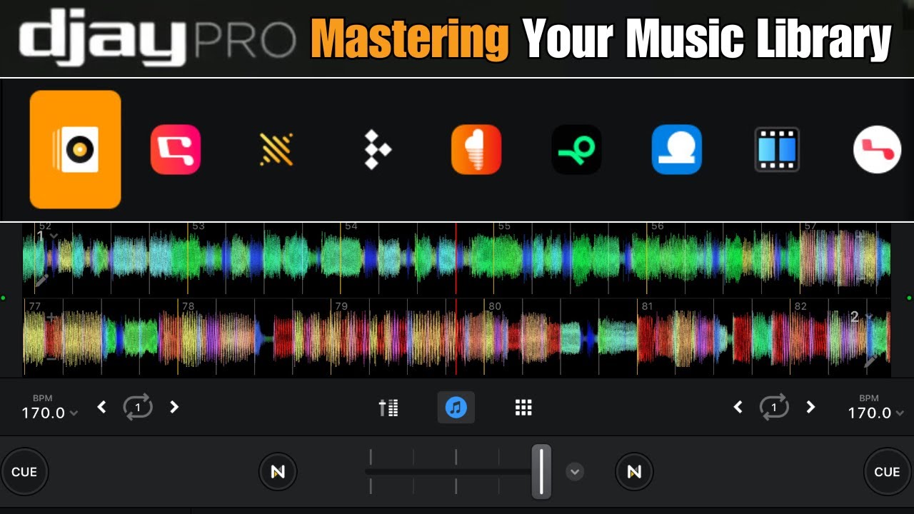 Djay Pro: Освоение вашей музыкальной библиотеки