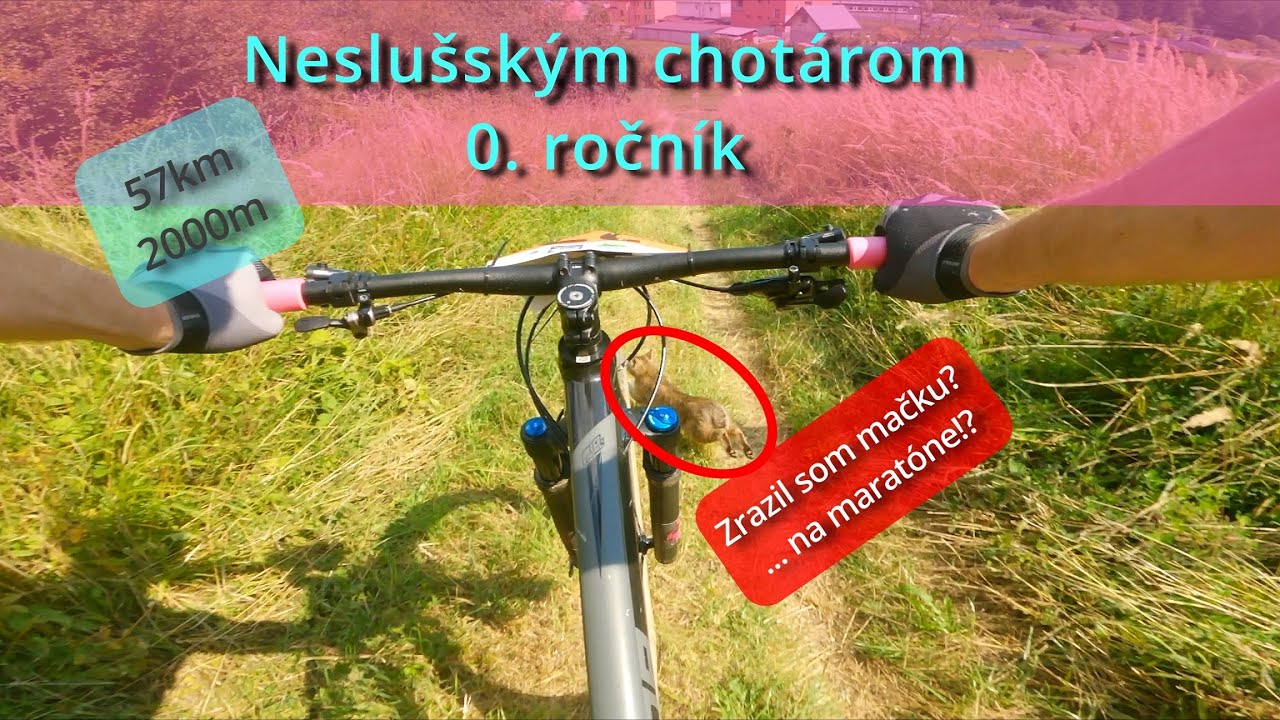 MTB maratón Neslušským chotárom 0. ročník // 57 km // 2000m // Slovakia