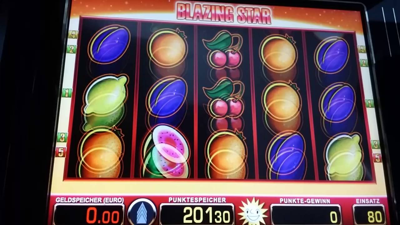 Blazing Star auf 1 Euro NUR Karten Risiko Merkur Magie Bally Wulff Spielhalle