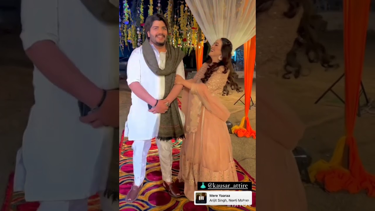 Sehar hayat and Sami Rasheed new video #seharhayat