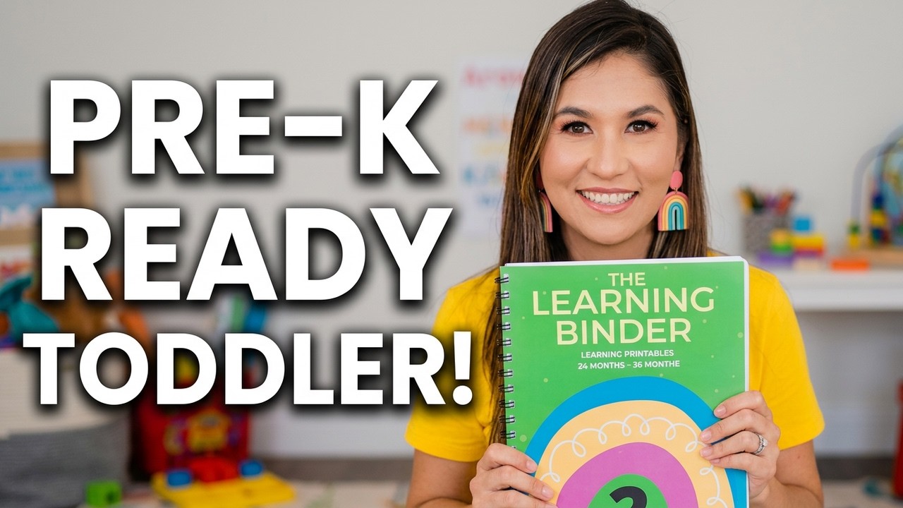 Prepare Your 2-Year-Old for Pre-K Success | Learning Binder 2 Overview