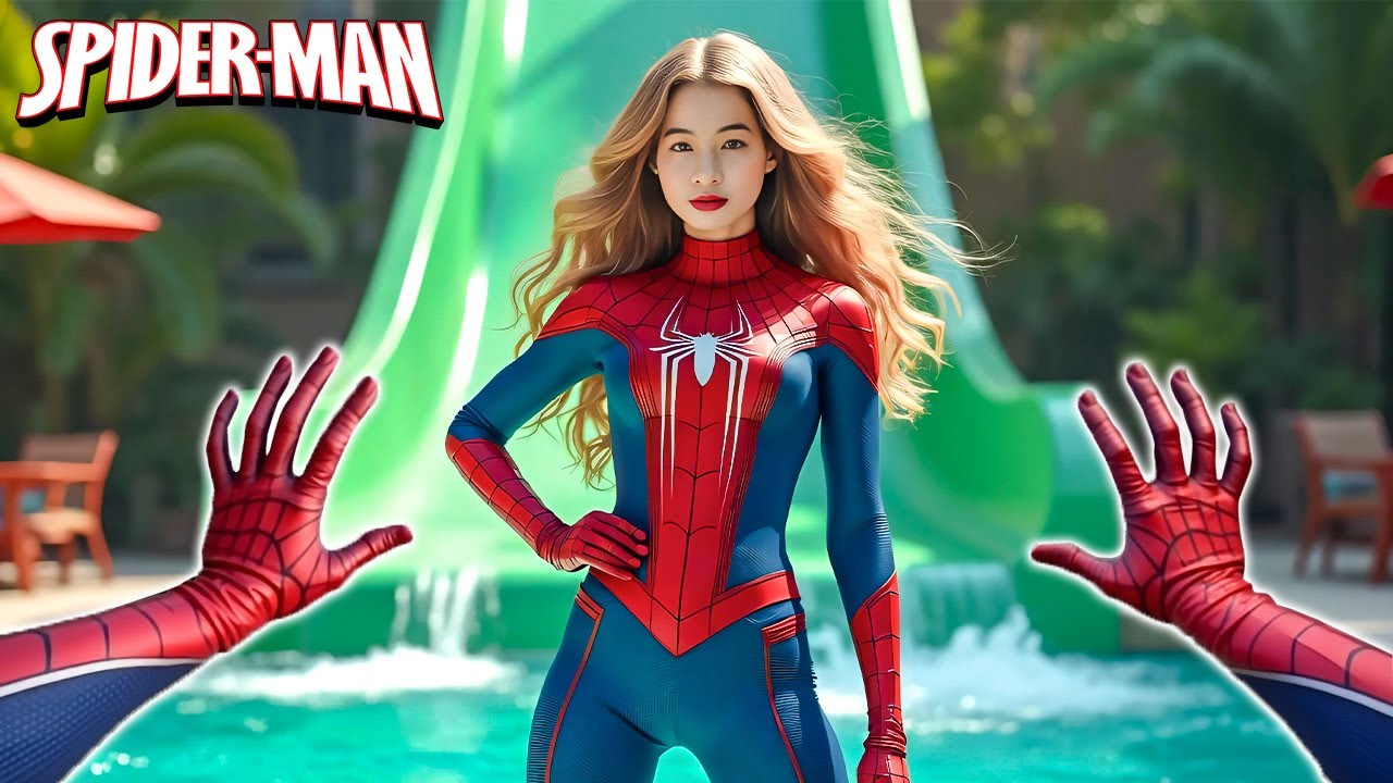 THIS COMPLETELY LOVELY SPIDER-GIRL WILL NEVER LEAVE ME ALONE (ParkourPOV Funny, Romantic Love Story)