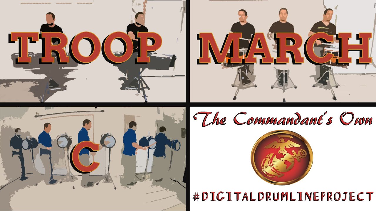 KP Drumline - The Commandant's Own - Troop March C // Full Cadence #DigitalDrumlineProject