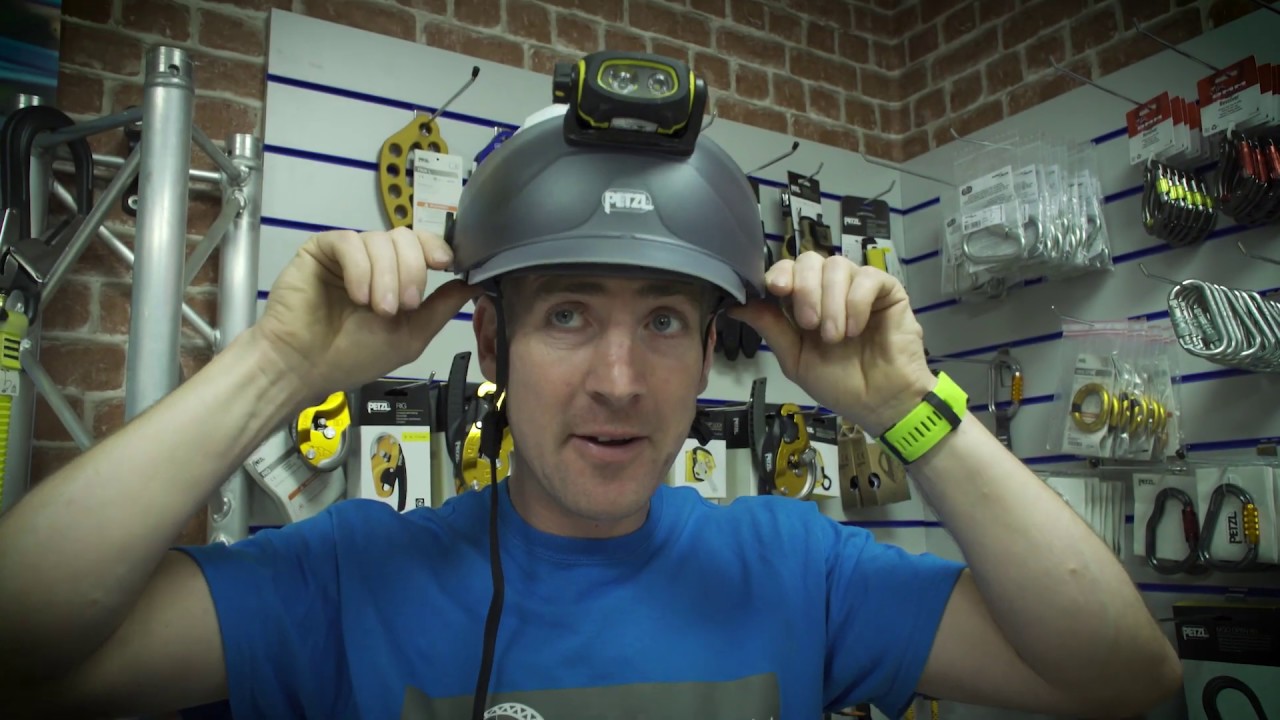 Установка козырька и защиты козырька Petzl на Vertex/Strato.