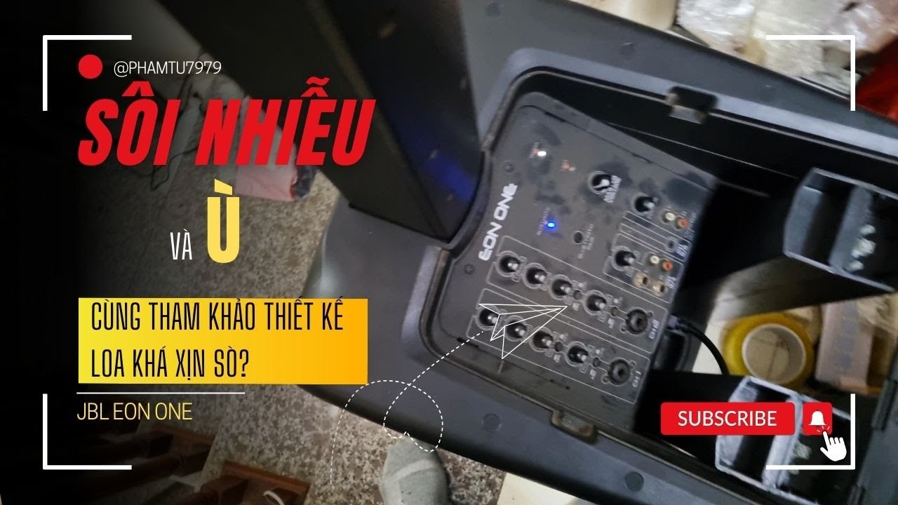 Sửa Loa IBL EON ONE Sôi nhiễu và Ù to cùng tham khảo thiết kế loa khá xịn sò
