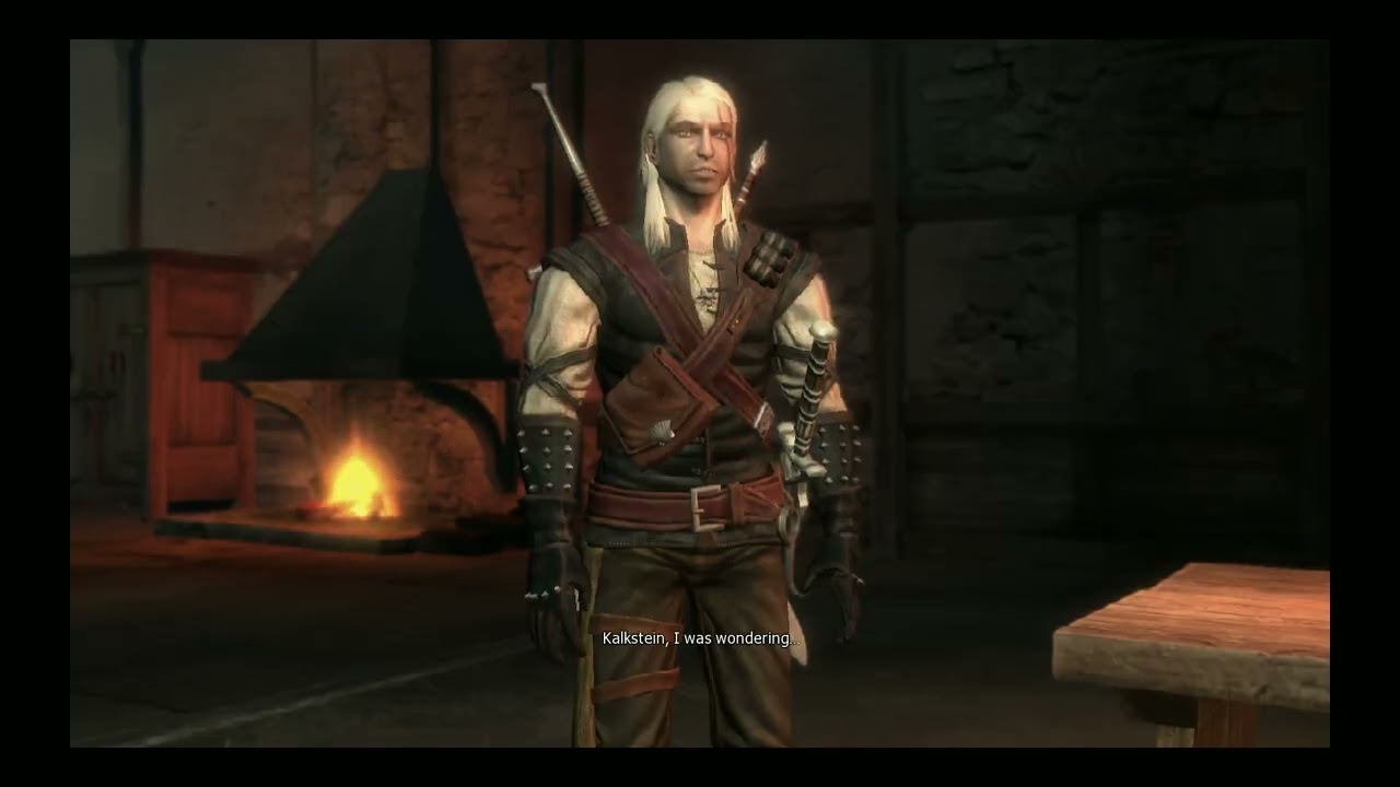 The Witcher - Kalkstein Dialogue