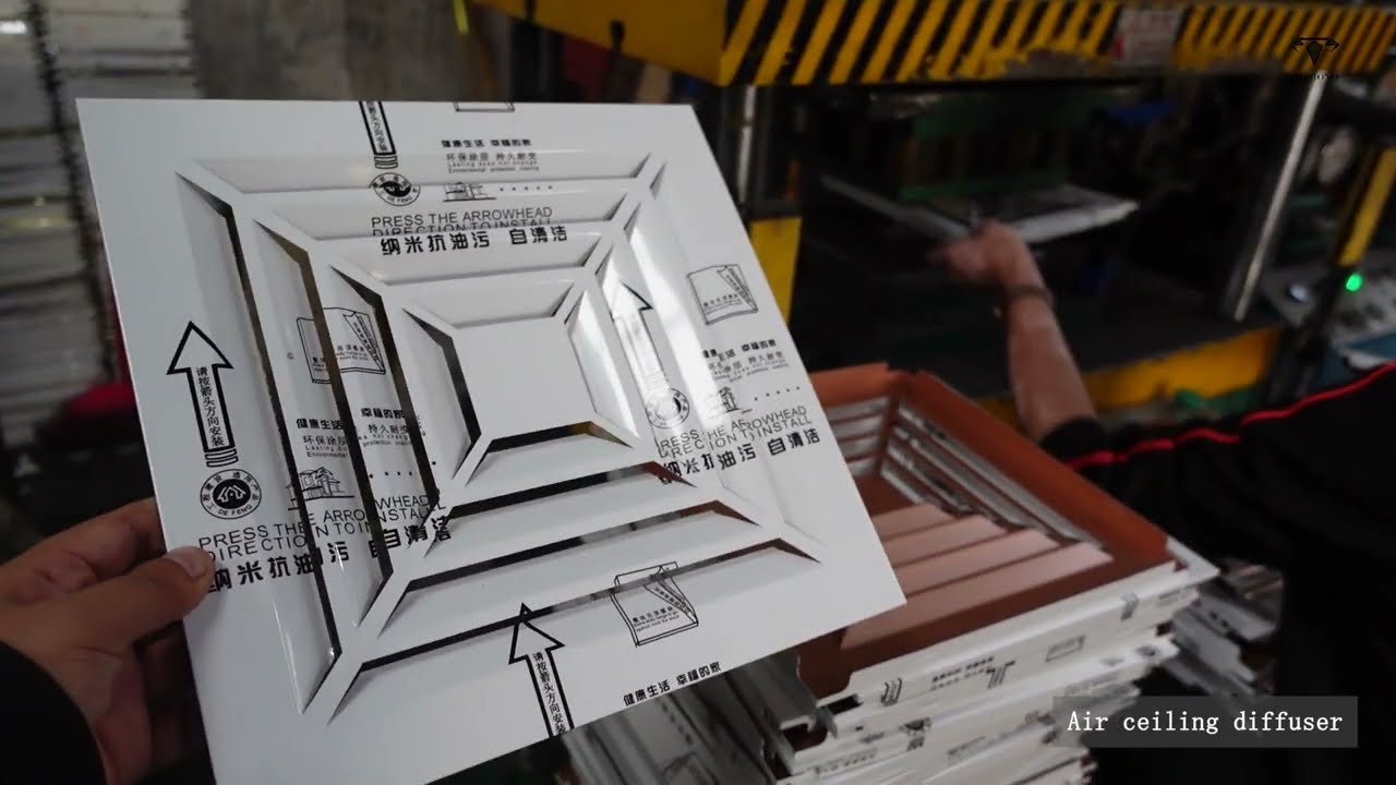 HOW AIR DIFFUSER WAS MADE ? CEILING AIR DIFFUSER .