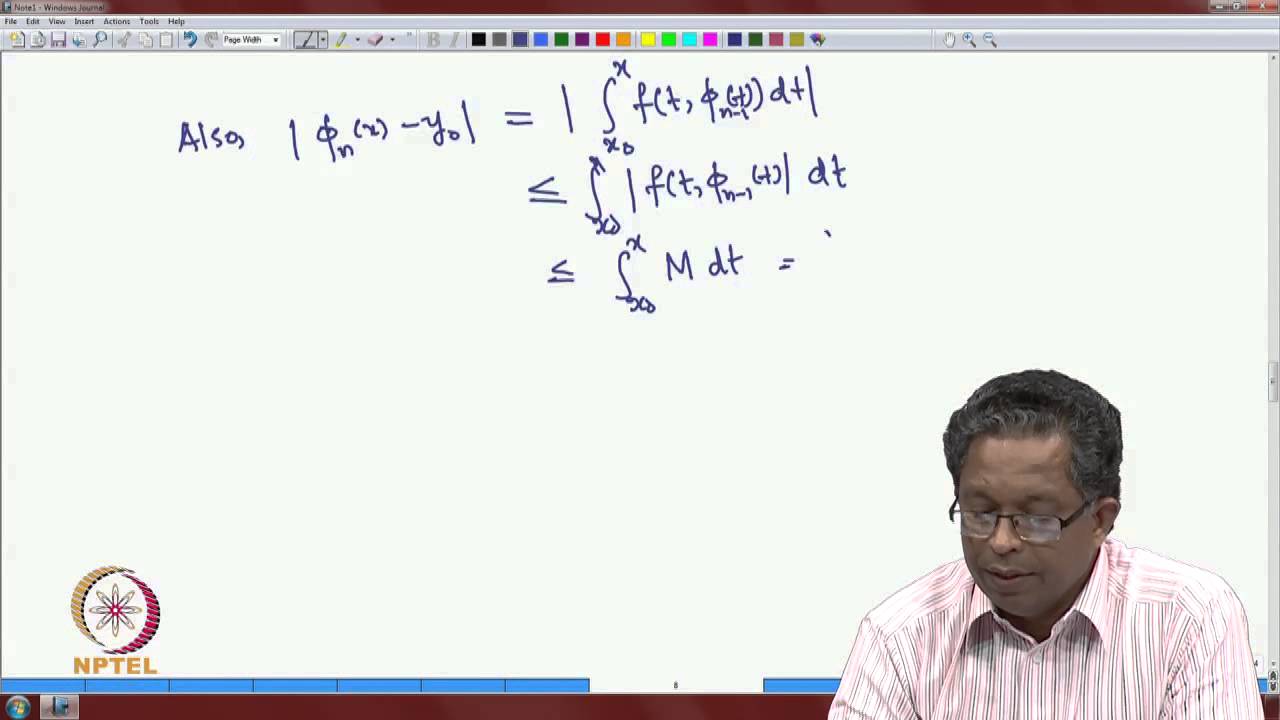 Mod-04 Lec-18 Picard's Existence and Uniqueness Theorem