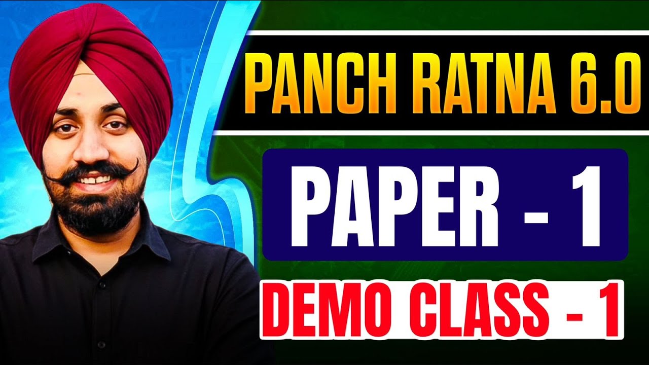 Ugc Net Paper 1 II Demo Class - 1 By Talvir Singh