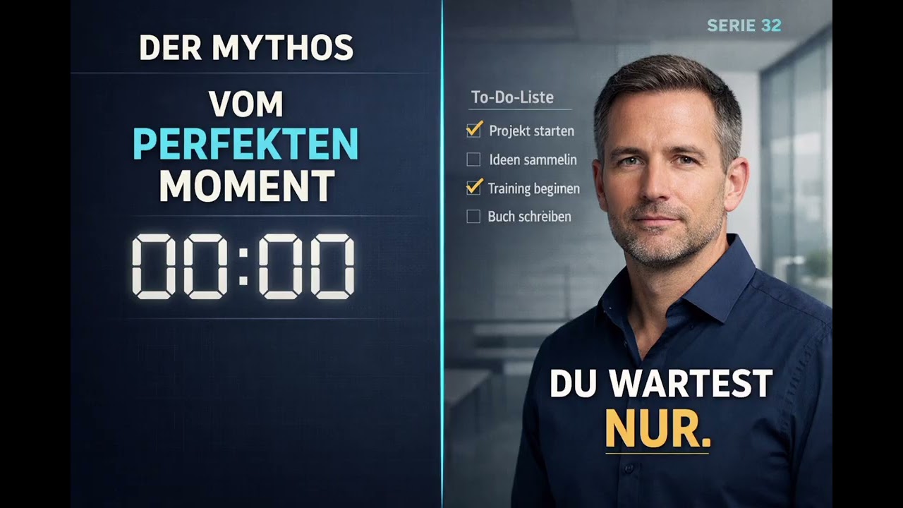 SERIE 32 – DER MYTHOS VOM PERFEKTEN MOMENTWarum du wartest – und was dich wirklich blockiert