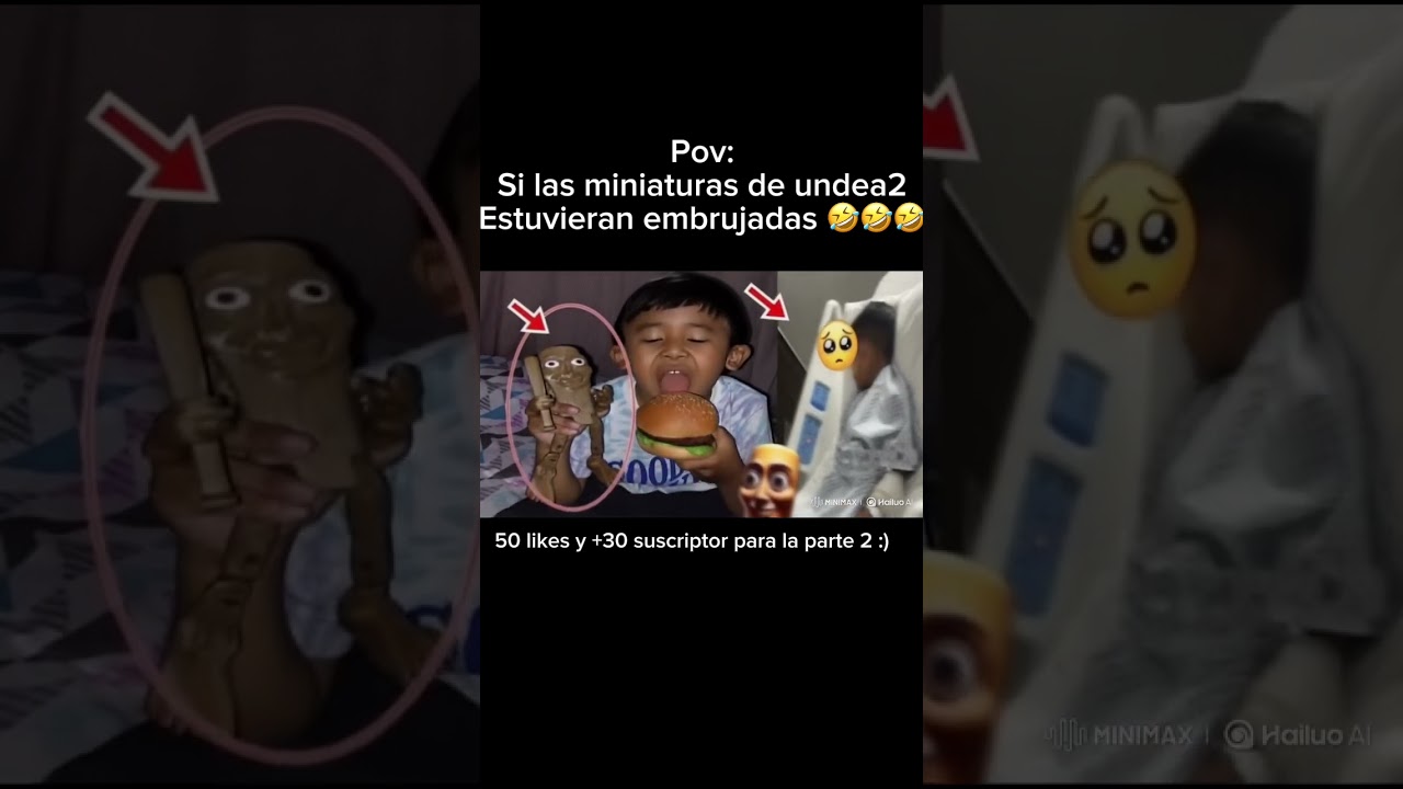 Pov: Si las miniaturas de ​⁠@undea2 estuvieran embrujadas 🤣🤣🤣 #shorts #memes #ia