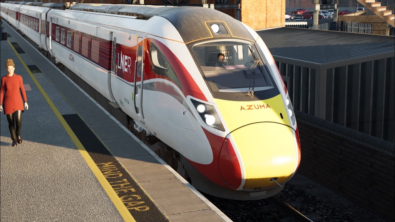 Train sim world 4 - LNER Azuma - Hull to London kings cross - Class 801/1 LNER - PS5