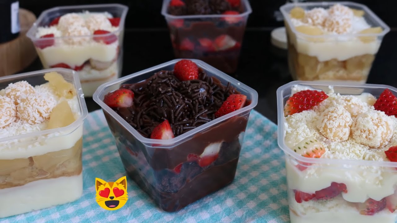 3 SABORES DE BOLO NO POTE COM UMA ÚNICA BASE E O SEGREDO DO BOLO NO POTE