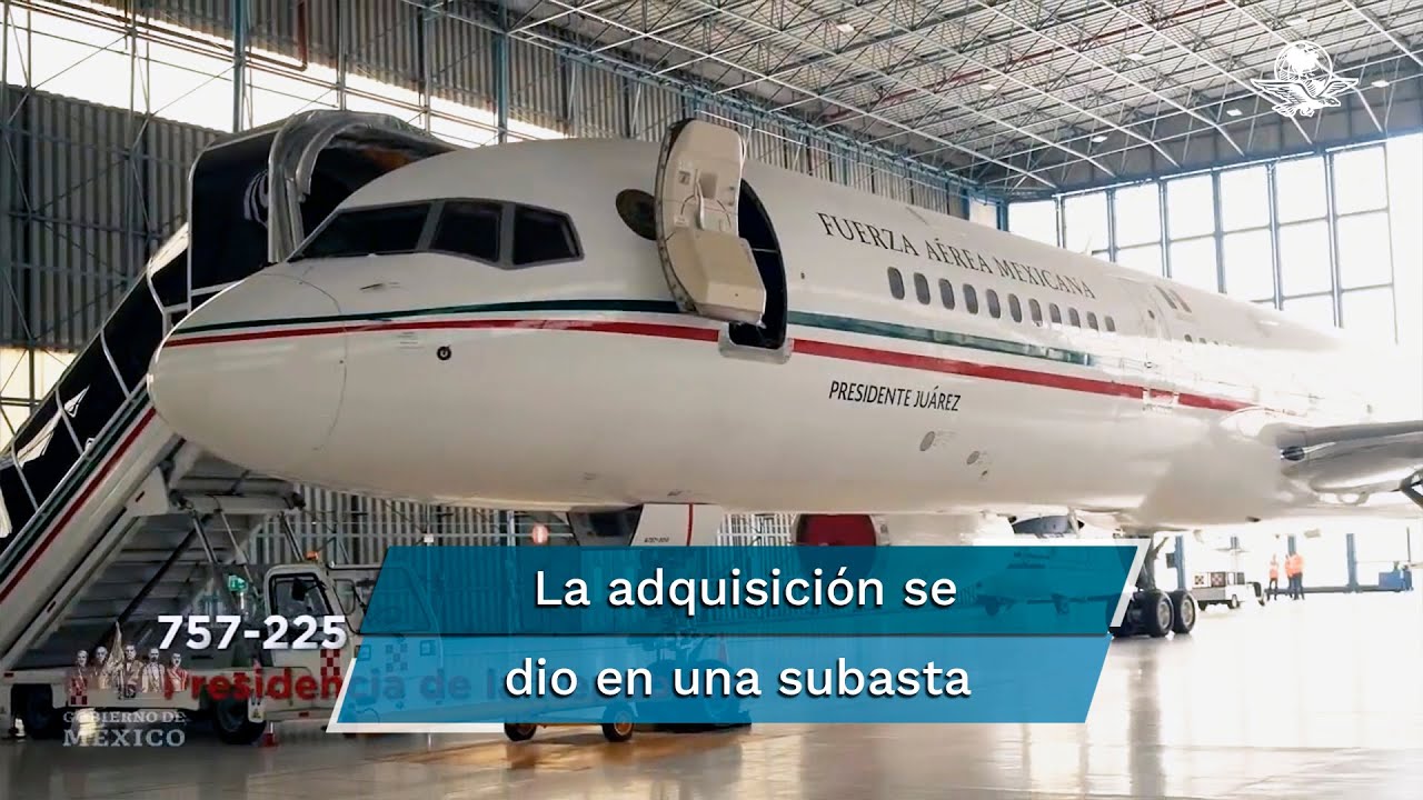 Subastan antiguo avión Presidencial; se vende en 65 millones de pesos