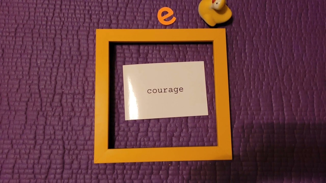 the traveling e finds courage!