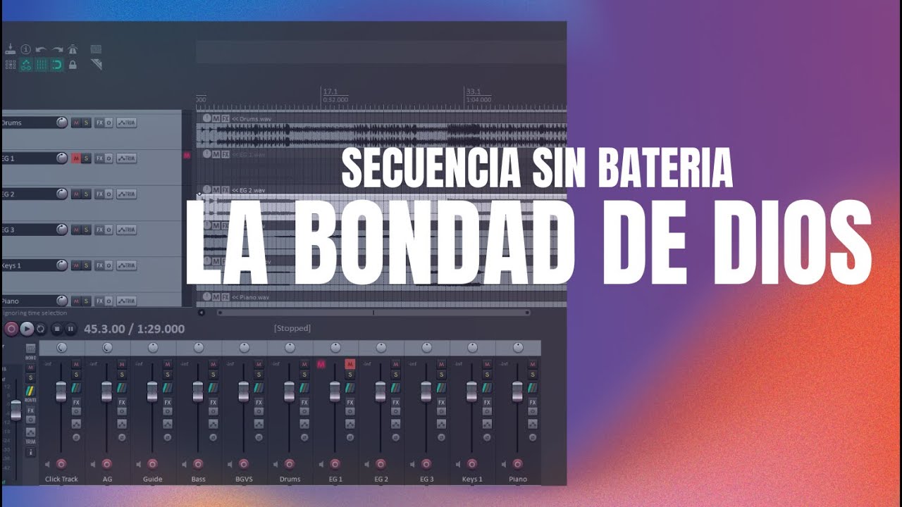 LA BONDAD DE DIOS   SECUENCIA SIN BATERIA