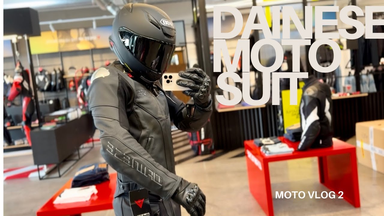 Dainese 2 piece leather suit