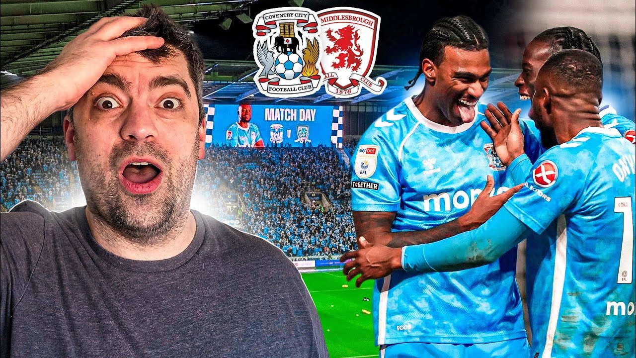 INSANE ATMOSPHERE as Coventry BEAT Boro to go TOP of the League! 