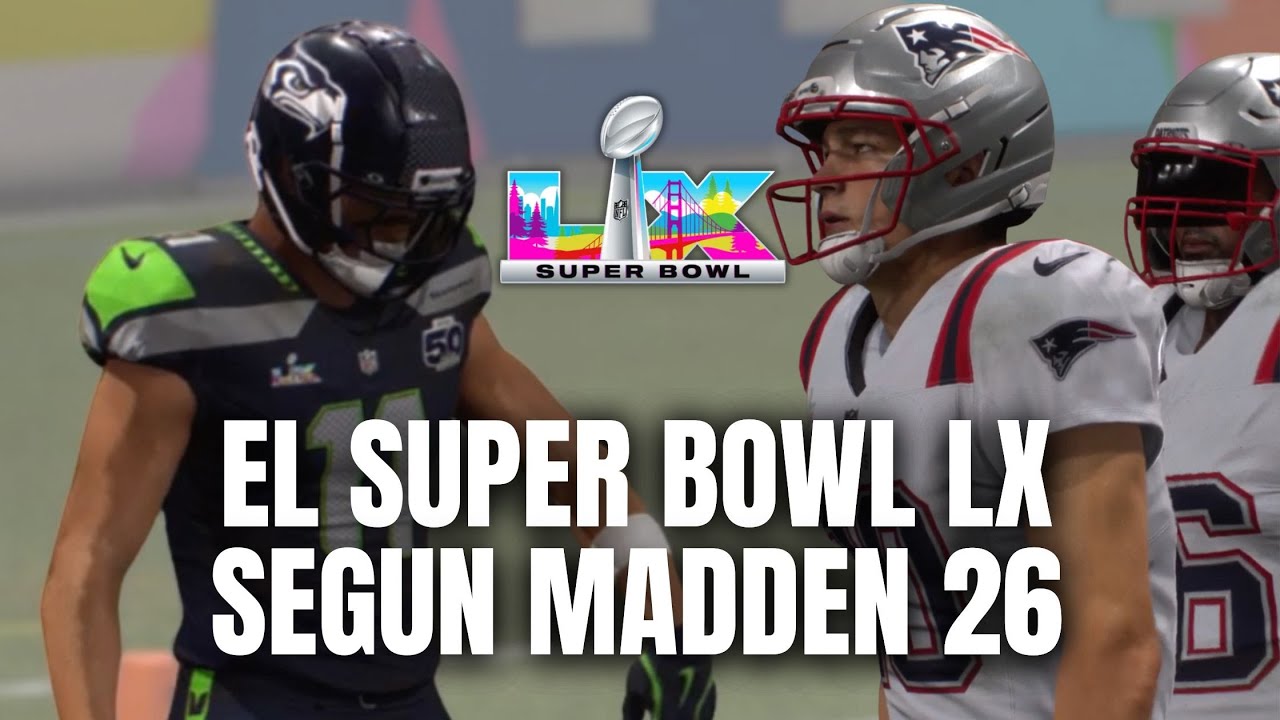 ¿QUÉ DICE NUESTRA PREDICCIÓN DEL SUPER BOWL LX SEGÚN MADDEN? | RECEPTOR EN EL SUPER BOWL