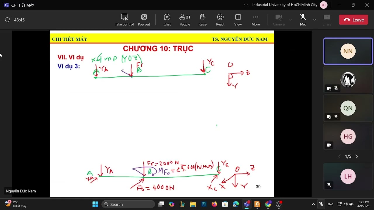 Chi tiết máy - Trục và Ổ Lăn