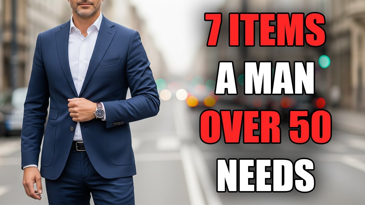 Clean Out Your Closet: The Only 7 Items A Man Over 50 Needs