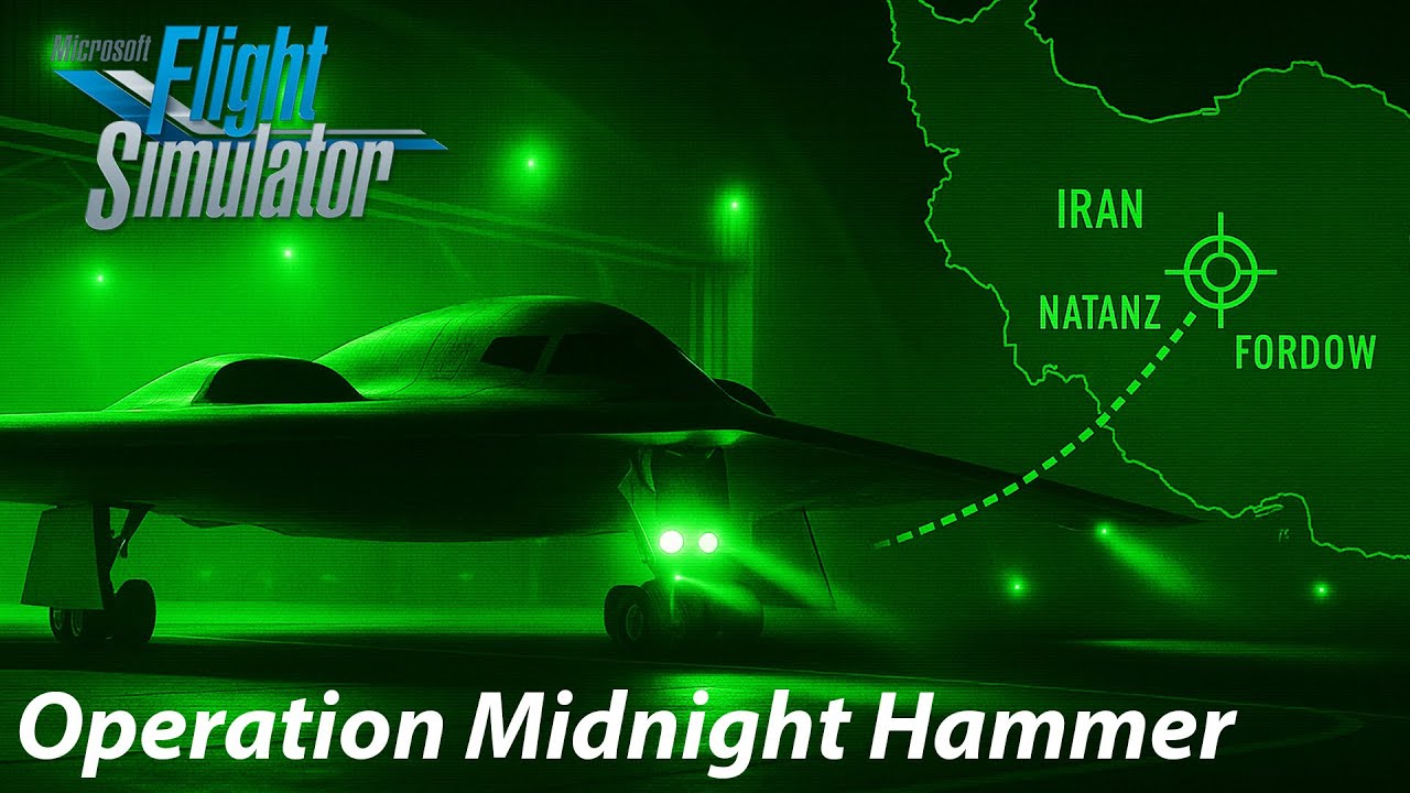 Операция «Полуночный молот» в Microsoft Flight Simulator (ПОЛНАЯ МИССИЯ)