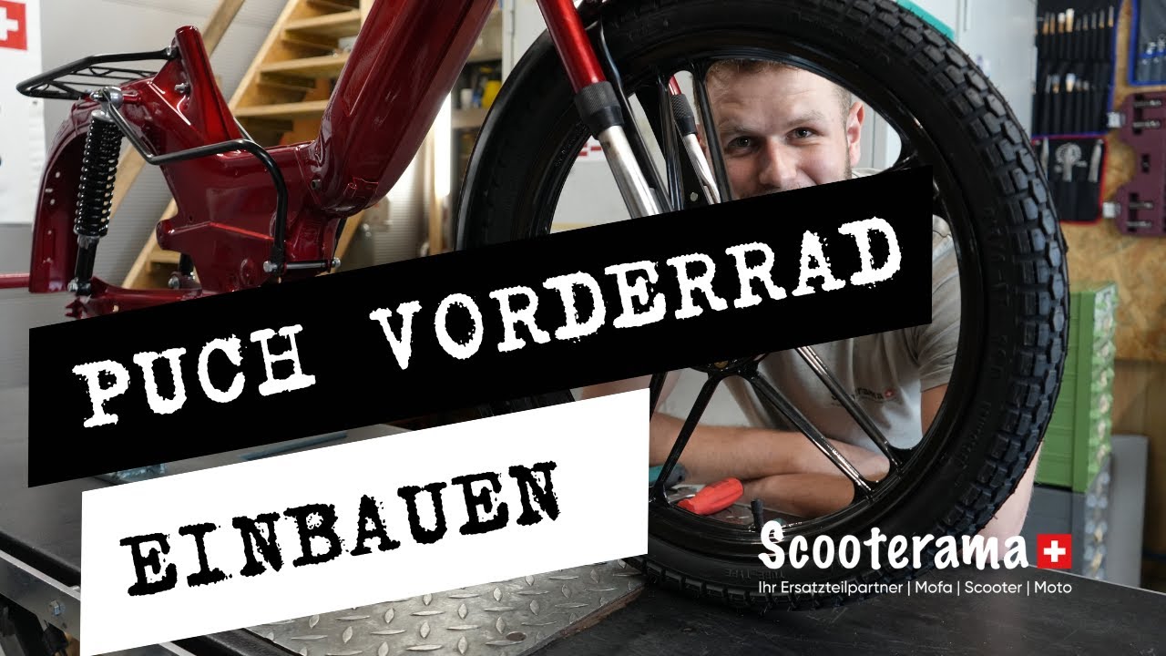 Vorderrad Einbau Puch Maxi / X30