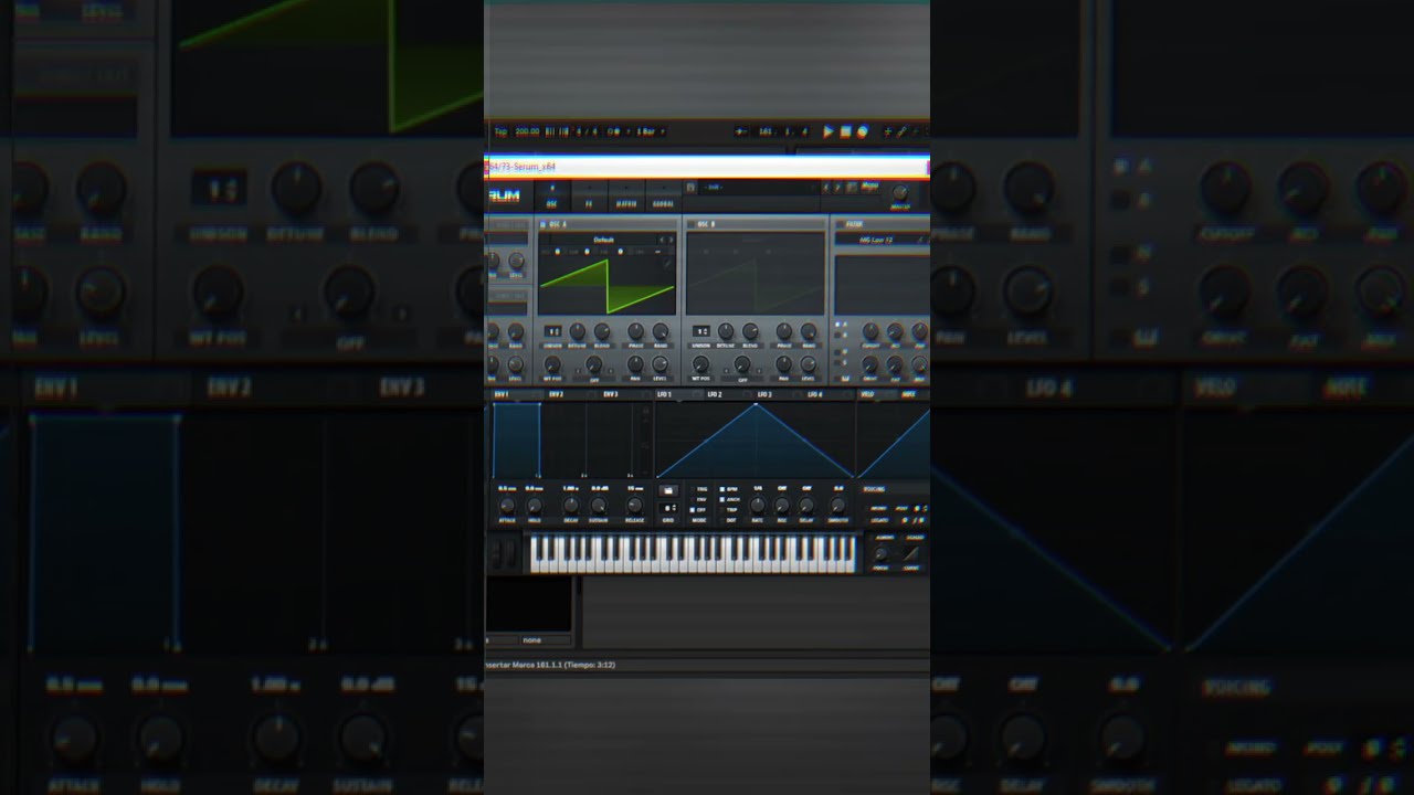 Leads de Hi tech psytrance ( serum )