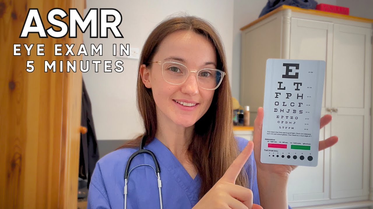 ASMR 5 Minute Eye Exam (Soft Spoken)