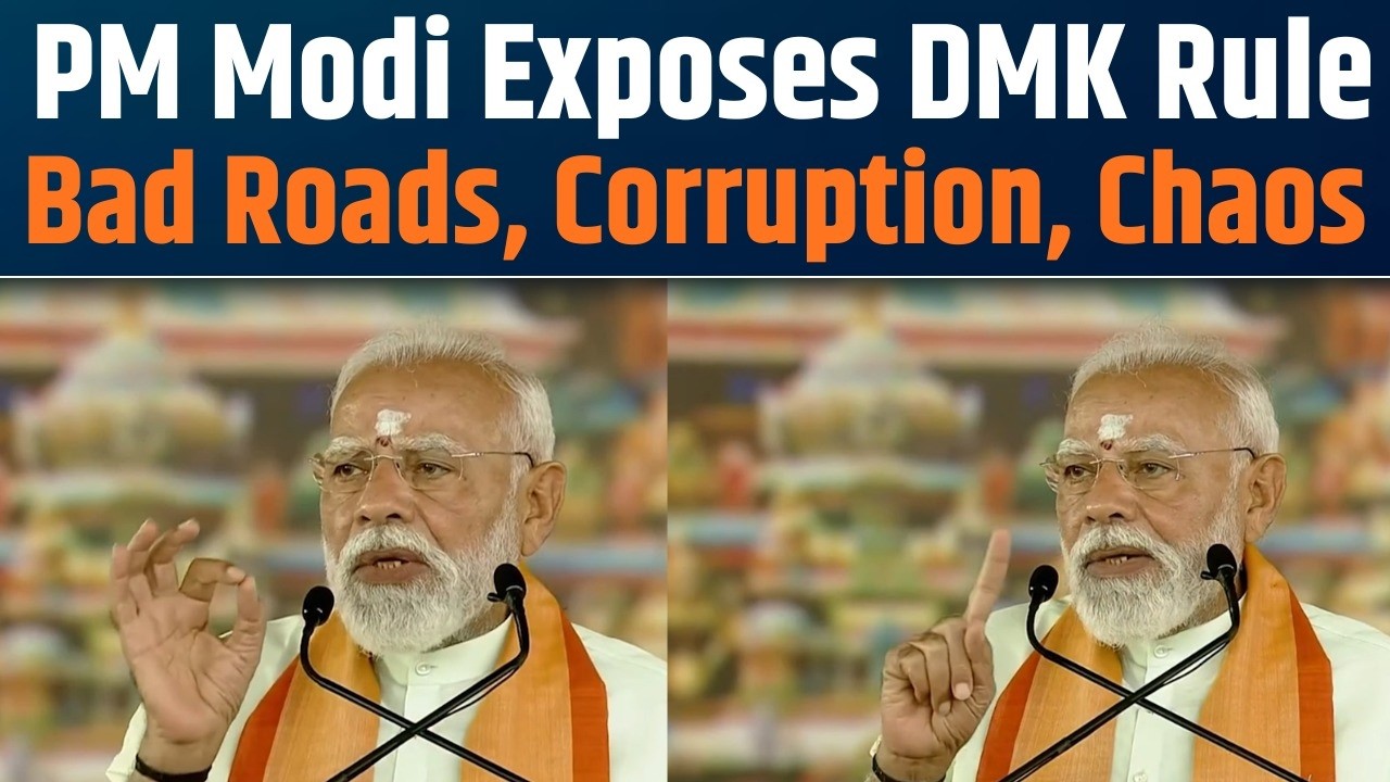 PM Modi Exposes DMK Model: Corruption, Mafia Politics, and Madurai’s Decline