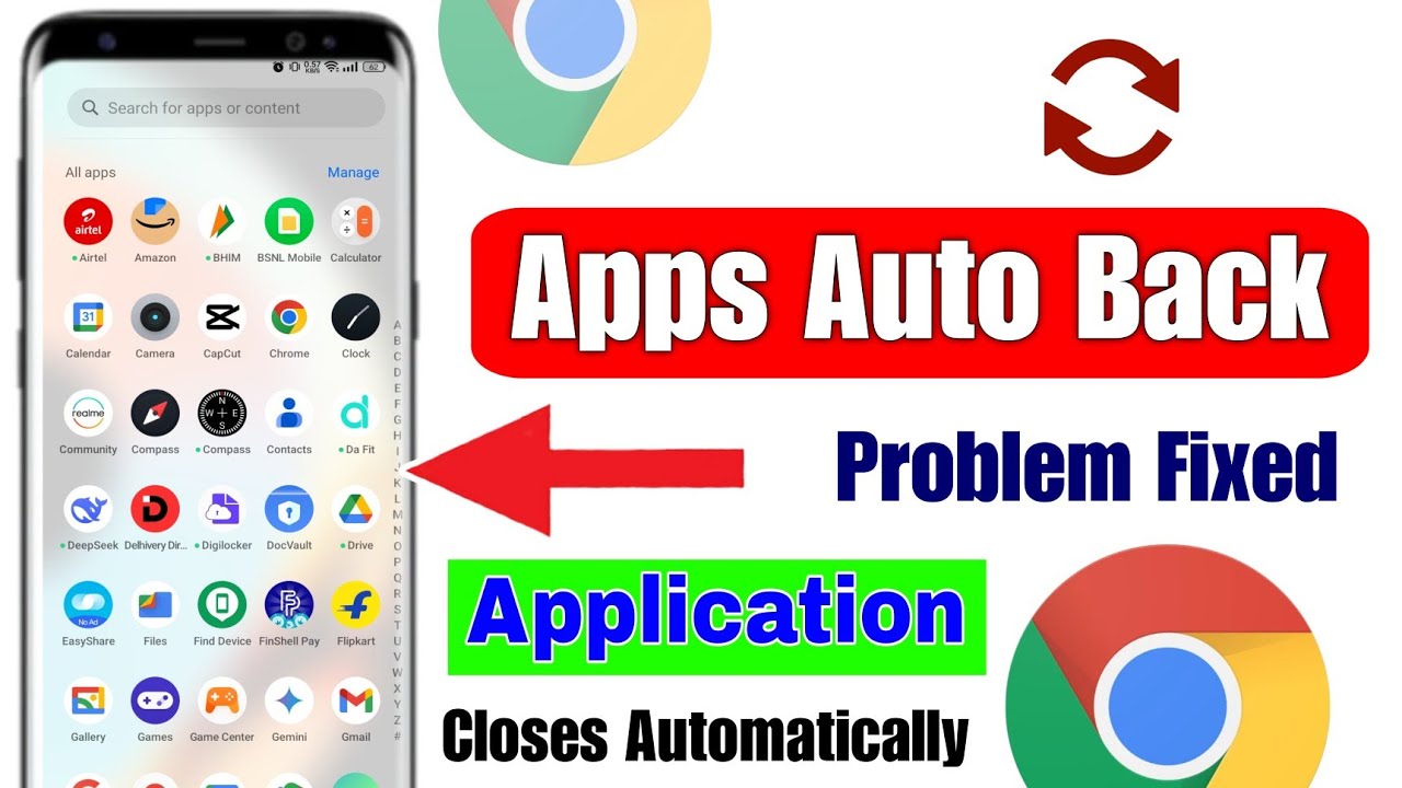 how to fix apps automatically closing android | app auto back problem | app open and close problem