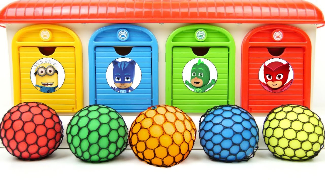 Satisfying Garage ASMR | Oddly Real 4 BIG Clay Balls Net Mixing All Color Doors in Magic Garage ASMR