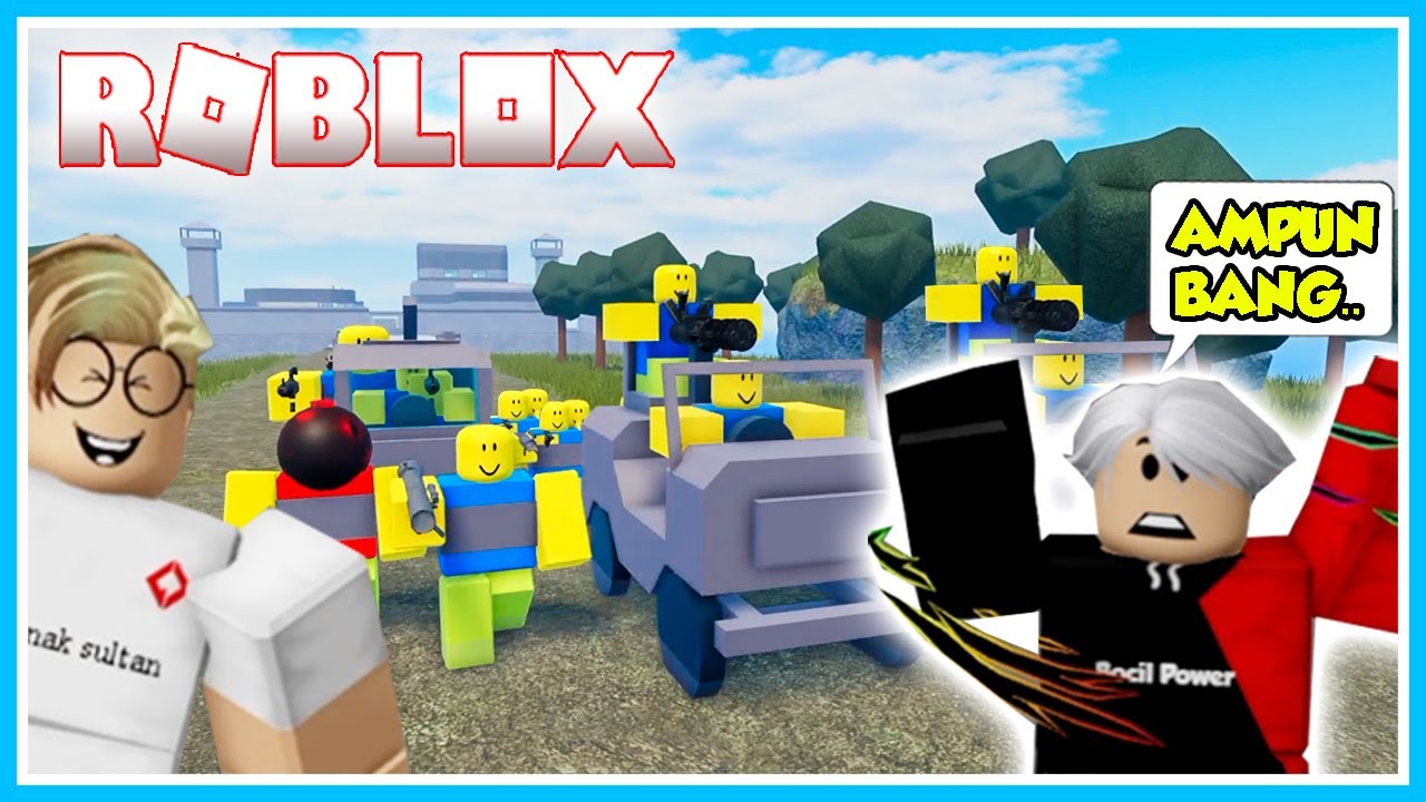 BANG CUPU BIKIN PASUKAN NOOB TERBESAR DALAM SEJARAH UNTUK LAWAN MIKOCIL!! ROBLOX BANG CUPU