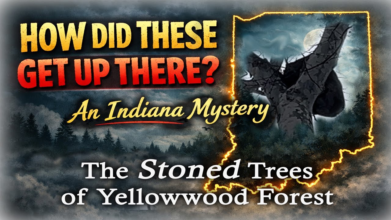 What's happening to the trees in this Indiana forest?